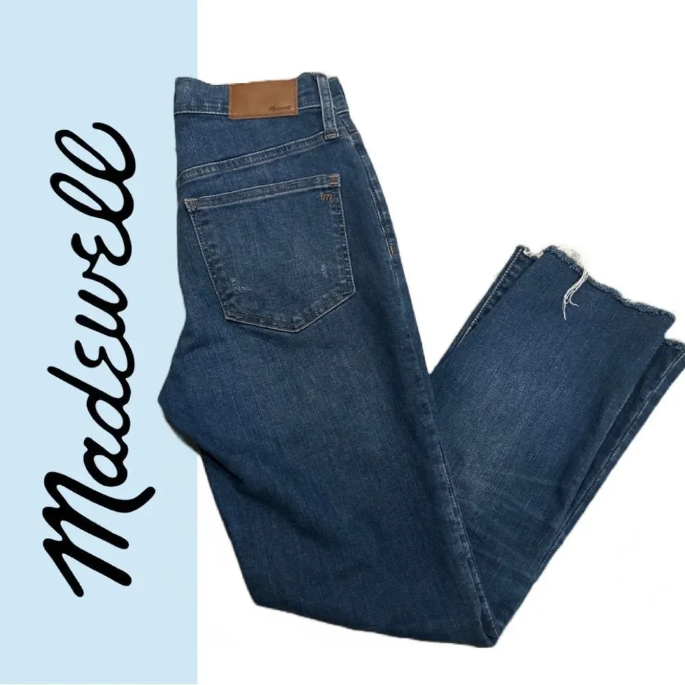 Madewell Women’s Cali Demi-Boot Raw Hem Jeans‎ - Size 24